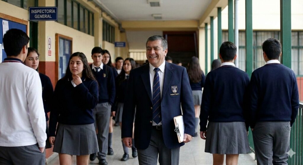 inspector de colegio escuela